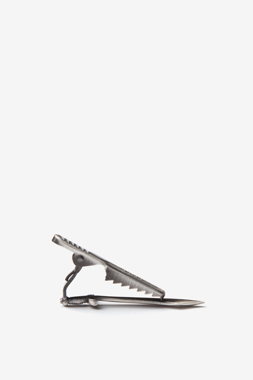 Silver Metal Scimitar Tie Bar | Ties.com