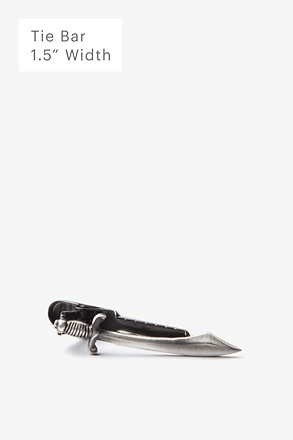 _Scimitar Silver Tie Bar_