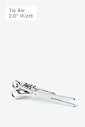 Scissors Silver Tie Bar Photo (0)