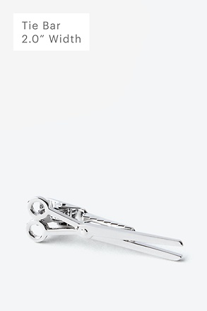 Scissors Silver Tie Bar