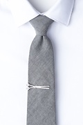 Scissors Silver Tie Bar Photo (2)