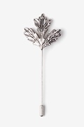 Silver Leaf Lapel Pin Photo (0)