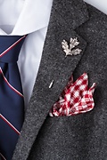 Silver Leaf Lapel Pin Photo (1)