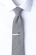 Skull Silver Tie Bar Photo (1)