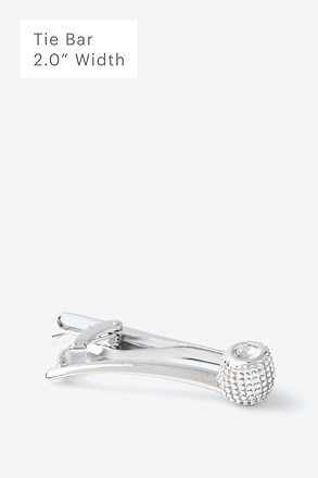 Smoke Pipe Silver Tie Bar