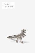 T-Rex Silver Tie Bar Photo (0)