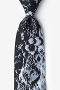 Moon's Surface Silver Tie Photo (0)