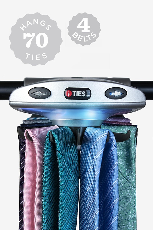 Electronic Closet Silver Tie Rack 20 00