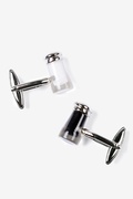 Salt & Pepper Shakers Silver Cufflinks Photo (0)