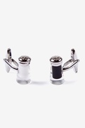 Salt & Pepper Shakers Silver Cufflinks Photo (1)