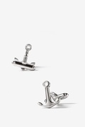 Ships Anchor Silver Cufflinks Photo (1)