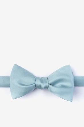 Silver Sage Self-Tie Bow Tie
