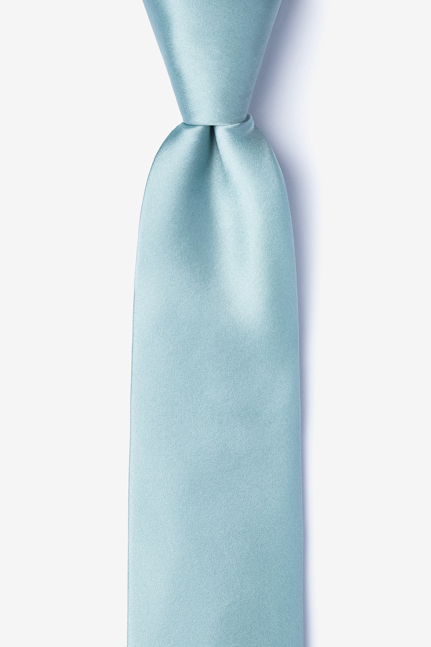 Silver Sage Tie For Boys Photo (0)