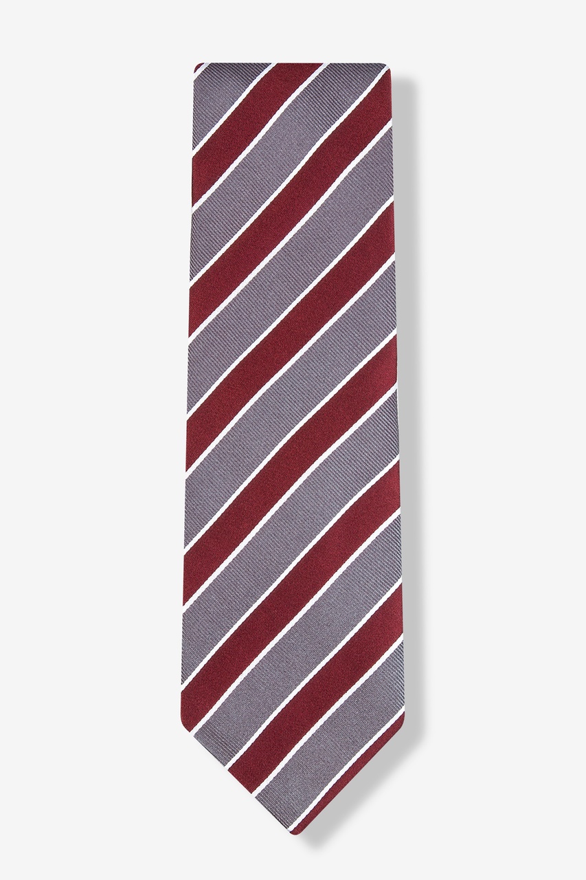 Silver Silk Affari Extra Long Tie | Ties.com