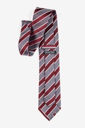 Affari Silver Extra Long Tie Photo (1)