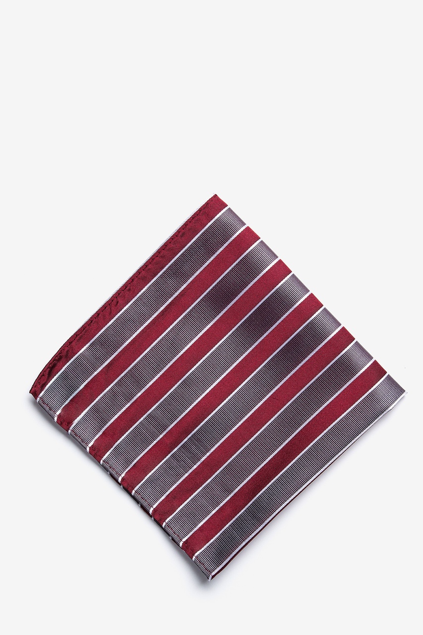 Silver Silk Affari Pocket Square