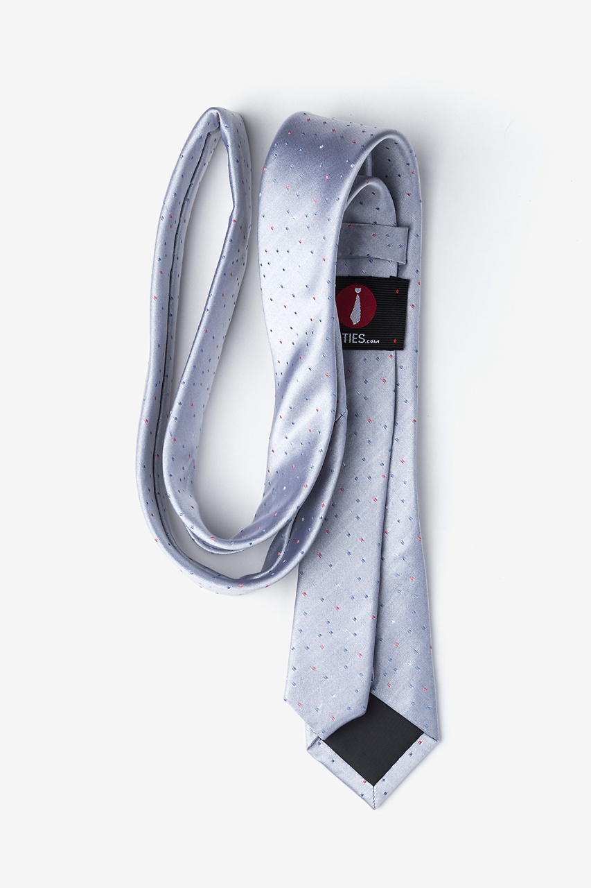 Bohol Silver Skinny Tie Photo (1)
