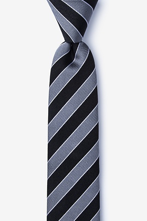 Fane Silver Skinny Tie