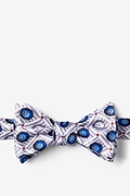 HIV Silver Self-Tie Bow Tie Photo (0)