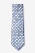 Oland Silver Extra Long Tie Photo (1)