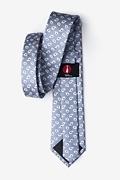 Oland Silver Skinny Tie Photo (2)