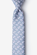 Oland Silver Skinny Tie Photo (0)