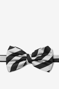 Reggimento Silver Pre-Tied Bow Tie Photo (0)