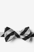 Reggimento Silver Self-Tie Bow Tie Photo (0)