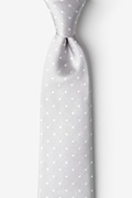 Richards Silver Extra Long Tie Photo (0)