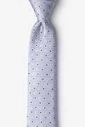 Rocas Atoll Silver Skinny Tie Photo (0)