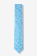 Sky Blue Churchill Skinny Tie Photo (1)