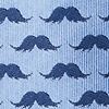 Sky Blue Microfiber Mustache Repeat