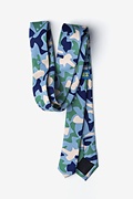 Street Camo Sky Blue Skinny Tie Photo (1)