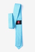 Chamberlain Check Sky Blue Skinny Tie Photo (1)