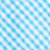 Sky Blue Seersucker Sky Blue Chamberlain Check Diamond Tip Bow Tie