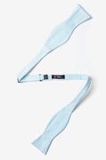 Sky Blue Kensington Seersucker Self-Tie Bow Tie Photo (1)
