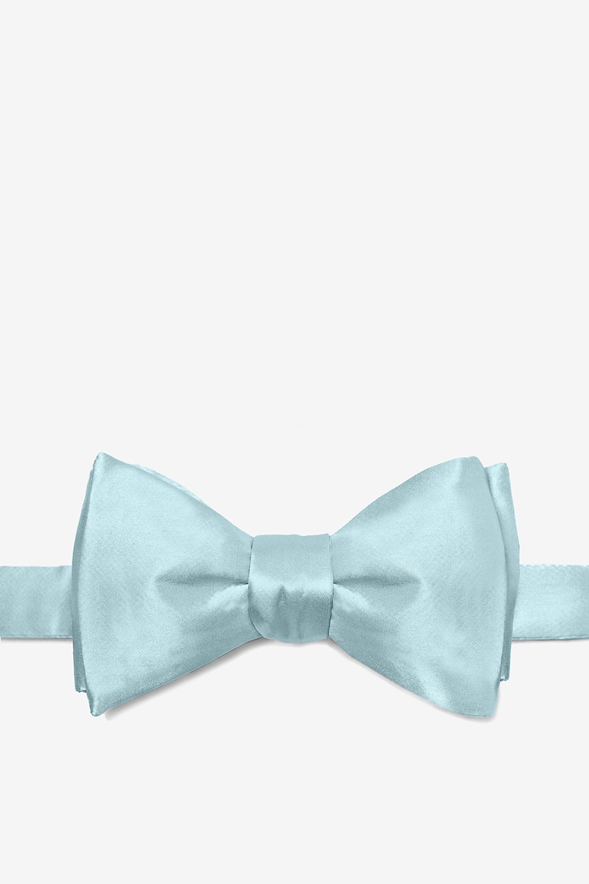 Sky Blue Self-Tie Bow Tie Photo (0)