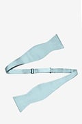 Sky Blue Self-Tie Bow Tie Photo (1)