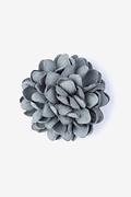 Chrysanthemum Slate Lapel Pin Photo (0)