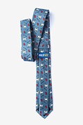 Dalmatian Firefighter Slate Skinny Tie Photo (1)