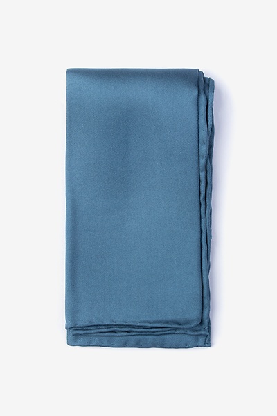Slate Silk Pocket Square for Men | Alynn Essentials | Ties.com