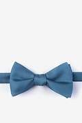 Slate Self-Tie Bow Tie Photo (0)