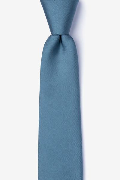 Slate Skinny Silk Tie for Men | Alynn Essentials | Ties.com