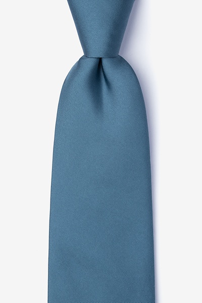 Image of Slate Luxury Silk Slate Tie