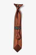 Spice Brown Clip-on Tie For Boys Photo (1)