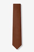 Spice Brown Skinny Tie Photo (1)