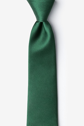green neck tie