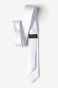 Stark White Skinny Tie Photo (2)