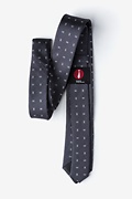 Nelson Steel Gray Skinny Tie Photo (1)