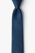Unimak Steel Gray Skinny Tie Photo (0)